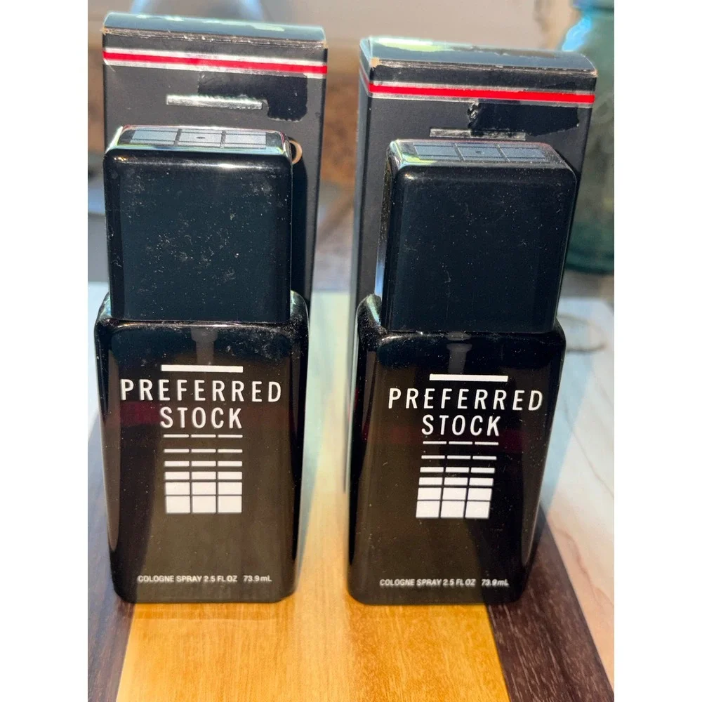 2 Pack Preferred Stock by Stetson Coty Cologne Spray 2.5 fl oz 73.9 ml Each Mens